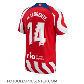 Atletico Madrid Marcos Llorente #14 Hemma Matchtröja 2022-23 Kortärmad